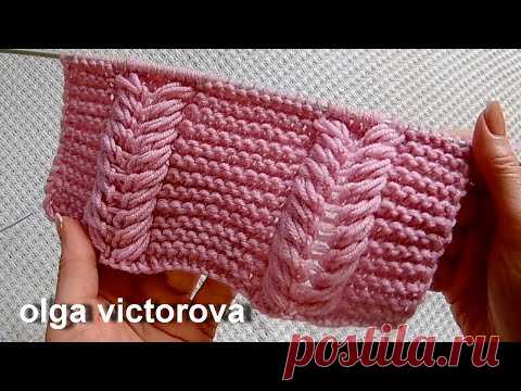 Три очаровательные косички по одной схеме 571 #Узорыспицами