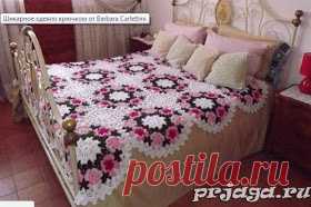 Hobby lavori femminili - ricamo - uncinetto - maglia: copriletto uncinetto schema