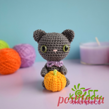 Мастер-класс вязание крючком &quot;Котик&quot; (амигуруми). Кошки – существа независимые и самостоятельные. Что может быть милее? Только миниатюрная игрушка котик!