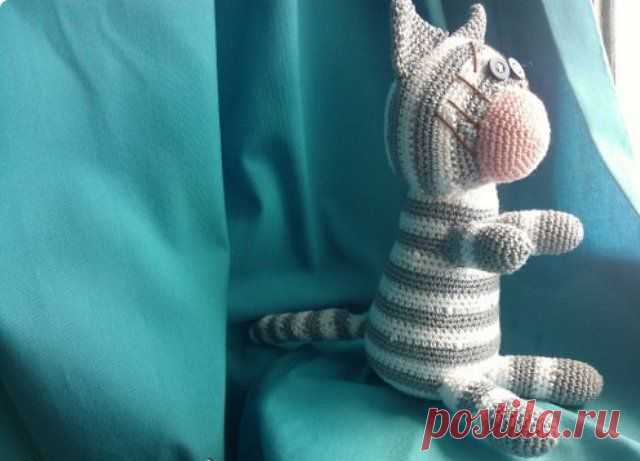 Как связать кота и кошку крючком, схема, идеи