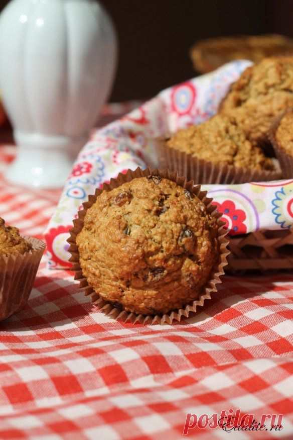 Овсяные маффины с изюмом — 154 ккал* | Рецепт с Фото | Вкусно, Полезно, Легко | Edalite.ru