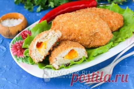 Куриные котлеты с сыром в духовке — рецепт с фото пошагово