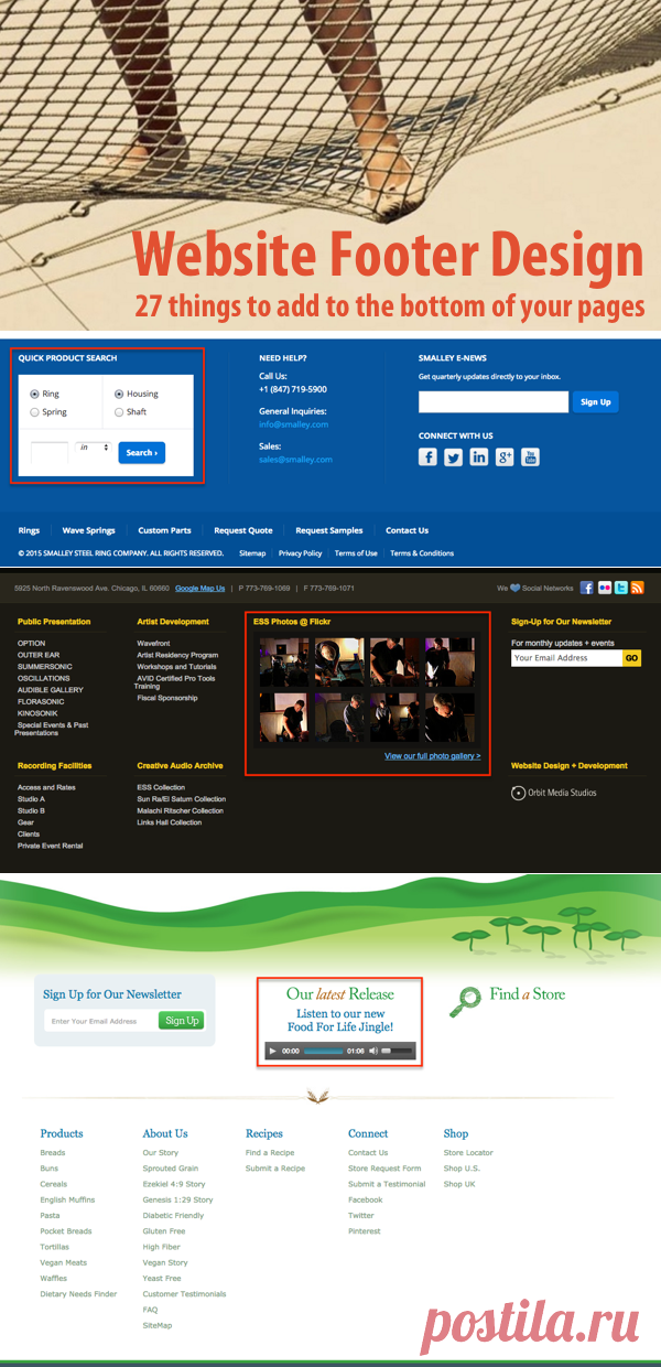 Website Footer Design Best Practices: 27 Things to Put at the Bottom - Orbit Media Studios
Here’s an internet story that happens a million times a day.