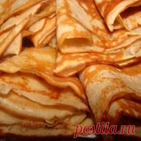 Нежные тонкие блинчики тающие во рту: готовятся моментально