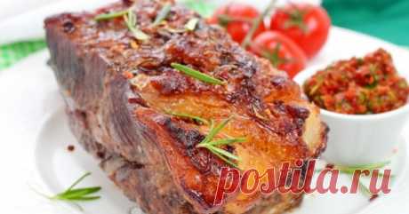 Бесподобная телятина, маринованная в найвкуснейшем маринаде и запеченная в духовке