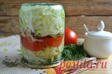 Маринованная капуста на зиму под железные крышки