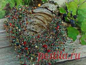 Творим из бисера и бусин: воздушное колье «Осень в лесу» - Ярмарка Мастеров - ручная работа, handmade