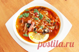 Самые вкусные рецепты: Солянка мясная сборная