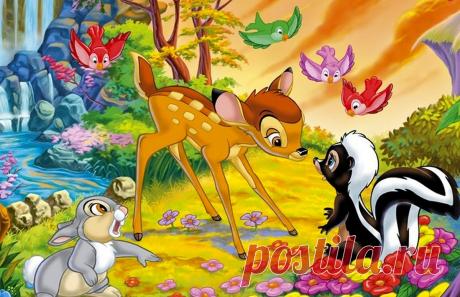 &quot;Бэмби&quot; иллюстрация к сказке для детей