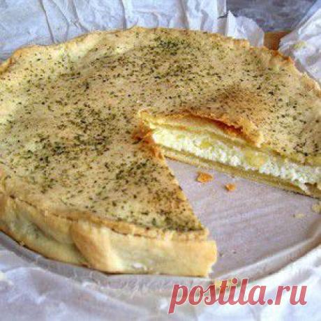 Быстрый пирог с адыгейским сыром и брынзой рецепт – выпечка и десерты