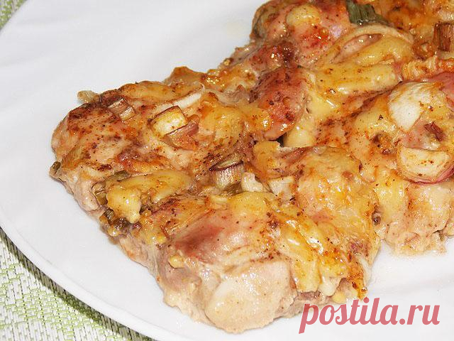 Куриные бедра с горчицей и сыром — Мой садочек