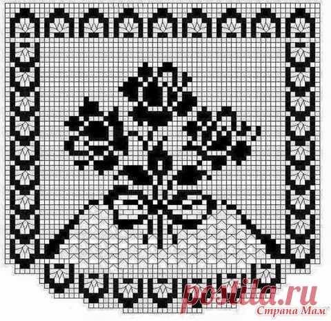 . Много схем для филейного вязания - Все в ажуре... (вязание крючком) - Страна Мам