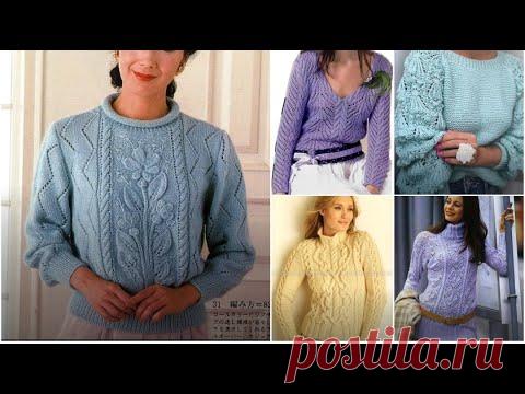 Модные женские джемпера на осень и зиму, которые хочется вязать! Все модели со схемами!