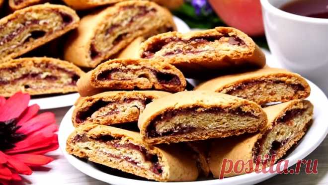 Песочное печенье с вареньем и орехами: выпечка на каждый день