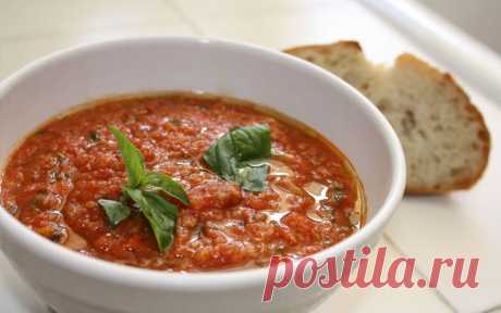 Роскошный томатный суп «Pappa al pomodoro»- любимое блюдо Софи Лорен