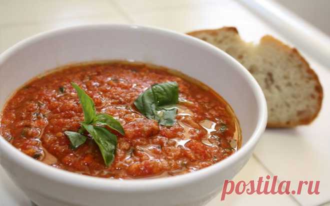 Роскошный томатный суп «Pappa al pomodoro»- любимое блюдо Софи Лорен