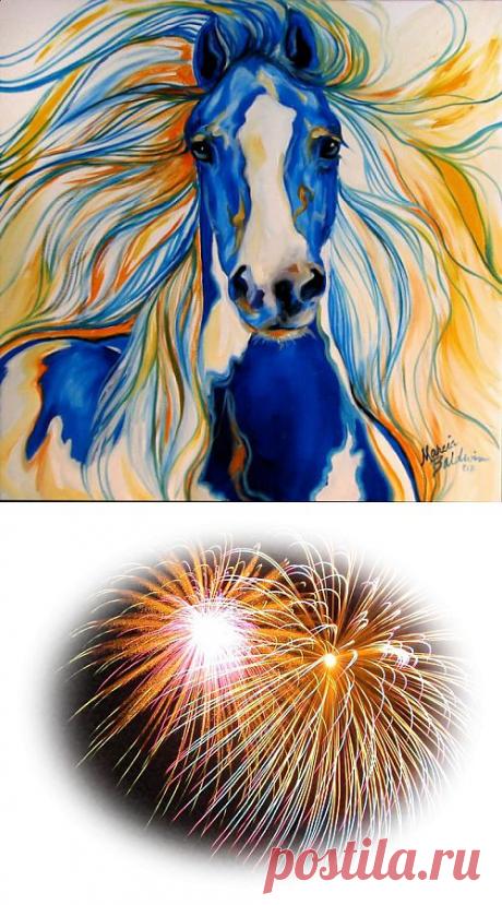 Новый 2014 год - СИНЕЙ Лошади (как украсить стол, что дарить?) | Любимые рецепты