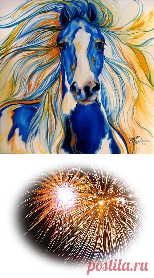 Новый 2014 год - СИНЕЙ Лошади (как украсить стол, что дарить?) | Любимые рецепты