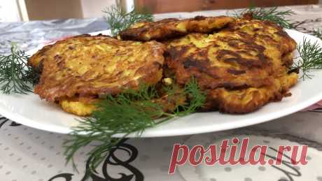 Оладьи из кабачков с сыром