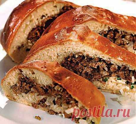 Кулебяка с мясом, выпечка. Пошаговый рецепт с фото на Gastronom.ru