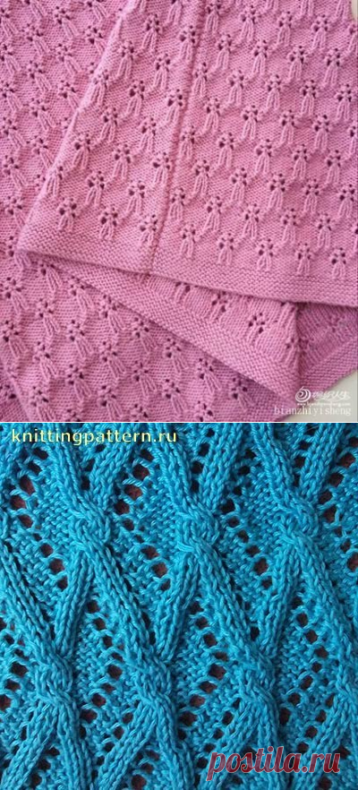 Очень интересные узоры на спицах — Сделай сам, идеи для творчества - DIY Ideas