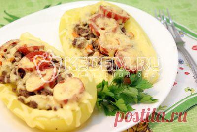 Фаршированные «лодочки» из кабачков - Рецепты. Вторые блюда. Блюда из мяса