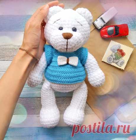 PDF Мишутка крючком. FREE crochet pattern; Аmigurumi doll patterns. Амигуруми схемы и описания на русском. Вязаные игрушки и поделки своими руками #amimore - плюшевый медведь, медвежонок, мишка, teddy bear, oso, suportar, ours, bär, ayı, niedźwiedź, medvěd, bära. Amigurumi doll pattern free; amigurumi patterns; amigurumi crochet; amigurumi crochet patterns; amigurumi patterns free; amigurumi today.