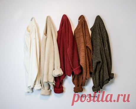 Mystery Vintage Oversized SOLID Sweater Hand-Sewn от MintThreads