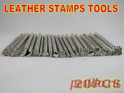 Lot of 20 Leather Working Saddle Making Tools Craftool Leather Craft Stamps New | eBay