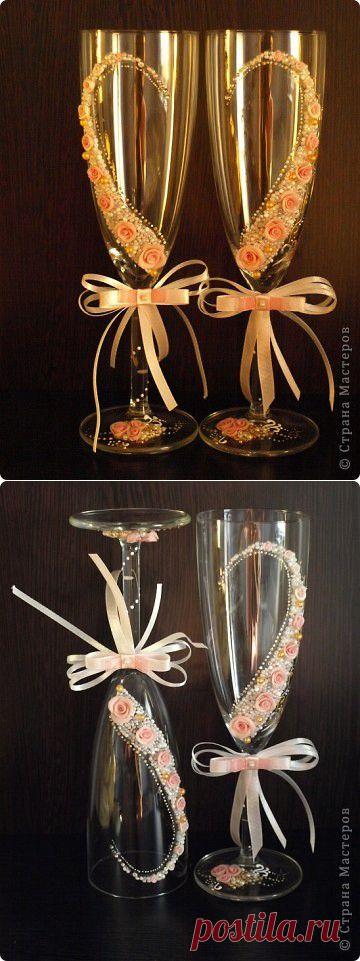 Свадебные бокалы | Страна Мастеров