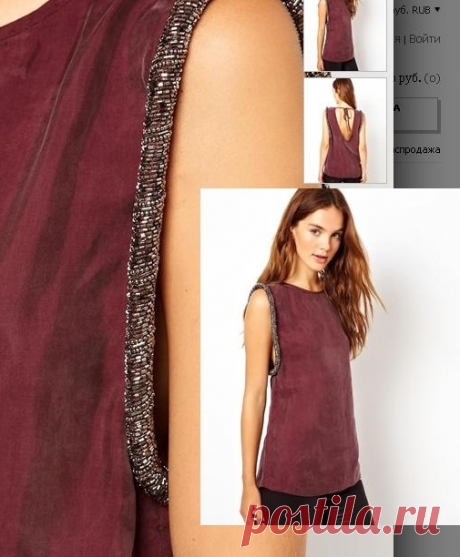 Майки с бисером (подборка) Модная одежда и дизайн интерьера своими руками