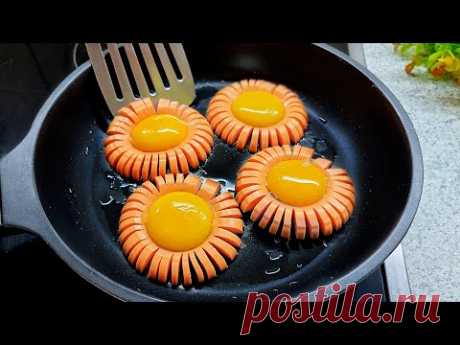 Новый способ приготовить завтрак❗ Легкий и вкусный рецепт! #043
