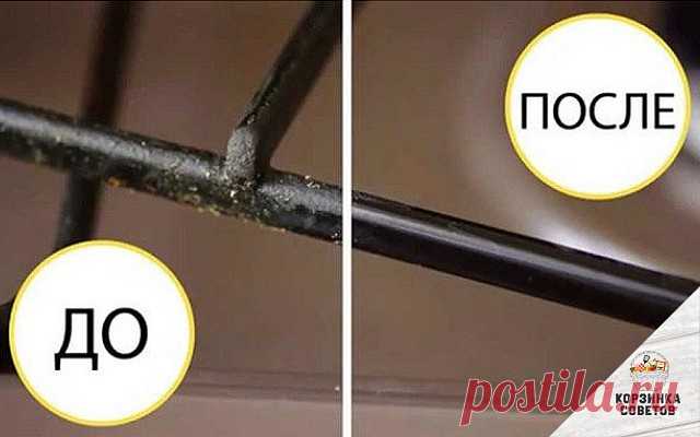 Чистим решетки от плиты 
