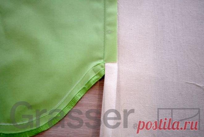 Технология пошива: обработка кармана в шве с припусками вразутюжку. | Бюро GRASSER