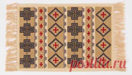 Тканые Хлопок Placemats: Southwest Дизайн | Эль-Пасо Saddleblanket