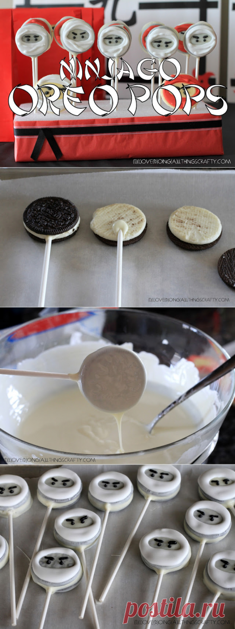 (I) (L)ove (D)oing (A)ll Things Crafty!: Ninjago Oreo Pops