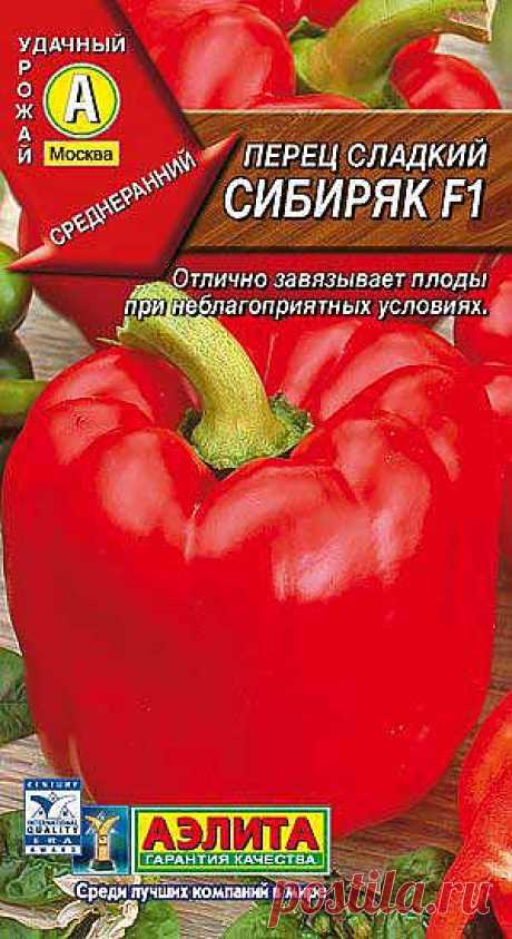Сорта перцев для Сибири.