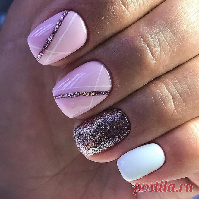 Top 80 Winter Gel polish nails 2018