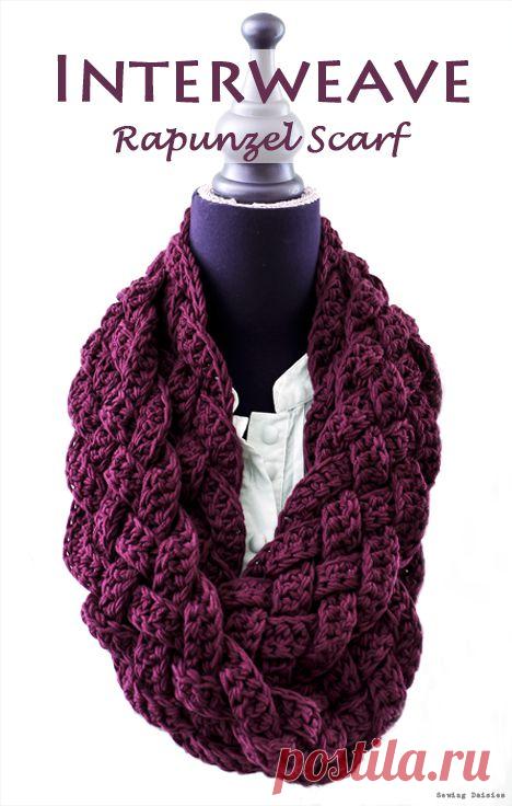 Interweave: Rapunzel Scarf - Sewing Daisies