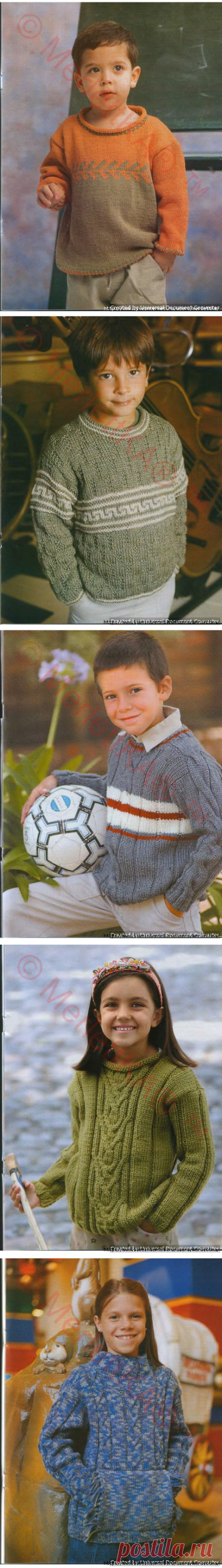 ВЯЖЕМ для ДЕТЕЙ - ВДД спицы 2003-04