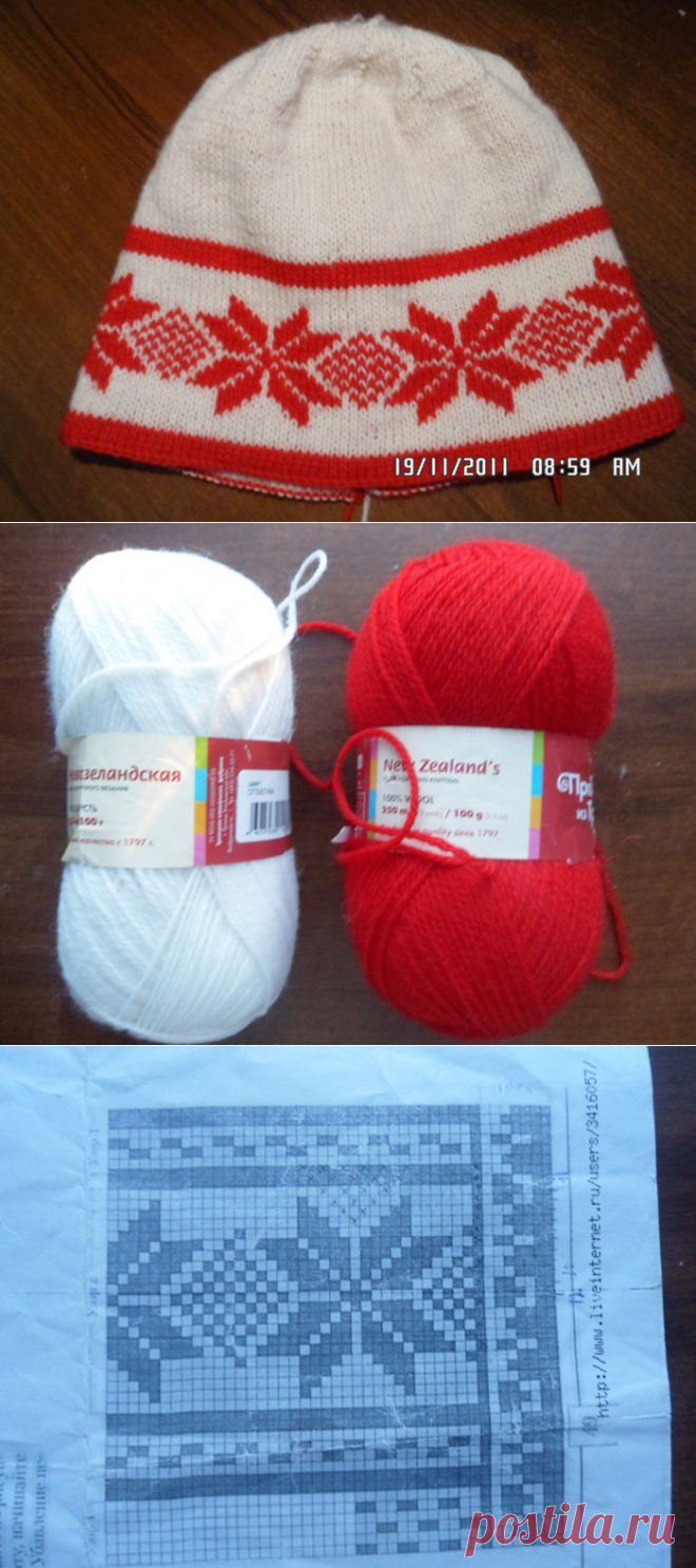 ШАПОЧКА ЖАККАРДОМ, ДВУХСТОРОННЯЯ, СПОРТИВНАЯ.