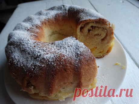 Вкуснотища к чаю «Рулетный пирог»