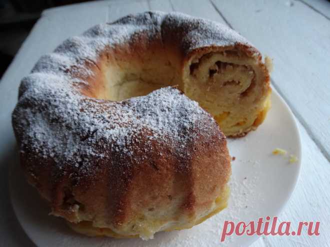Вкуснотища к чаю «Рулетный пирог»