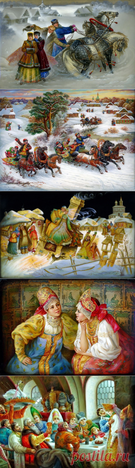 Чудо живописи в федоскинской миниатюре Русская старина