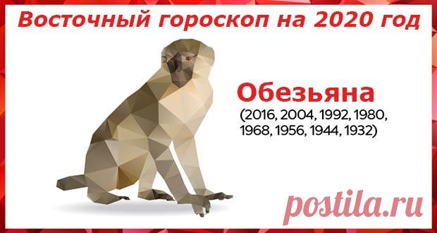 Восточный гороскоп на 2020 год Обезьяна: женщины и мужчины
