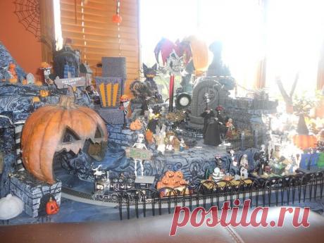 Диорамные интерьерные композиции на Хэллоуин - Planetalsad