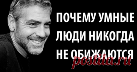 Почему умные люди никогда не обижаются