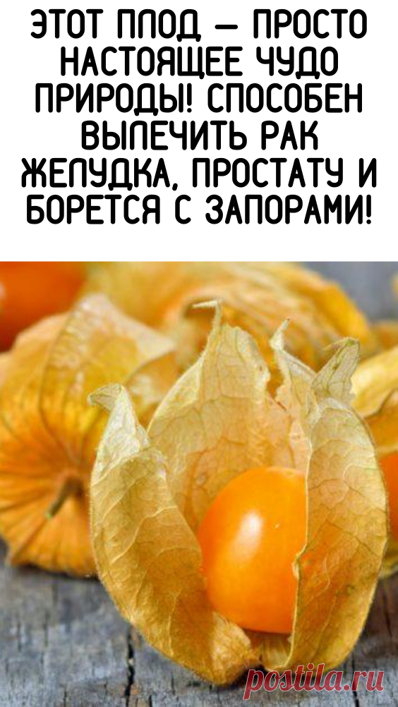 Этот плод — просто настоящее чудо природы! Способен вылечить рак желудка, простату и борется с запорами! - Твоё Здоровье