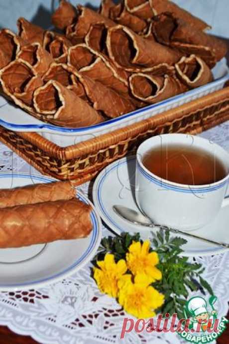 Вафли с вином - кулинарный рецепт