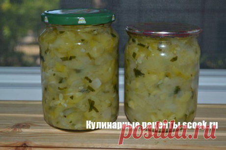 Салат из кабачков со сладким перцем